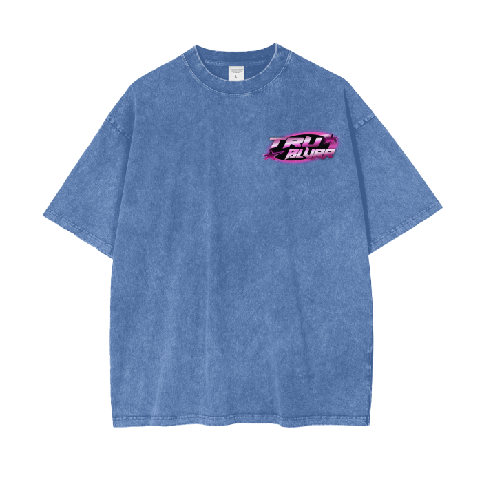 TRUBLVRR Acid Wash Oversize T-Shirt - 250 GSM