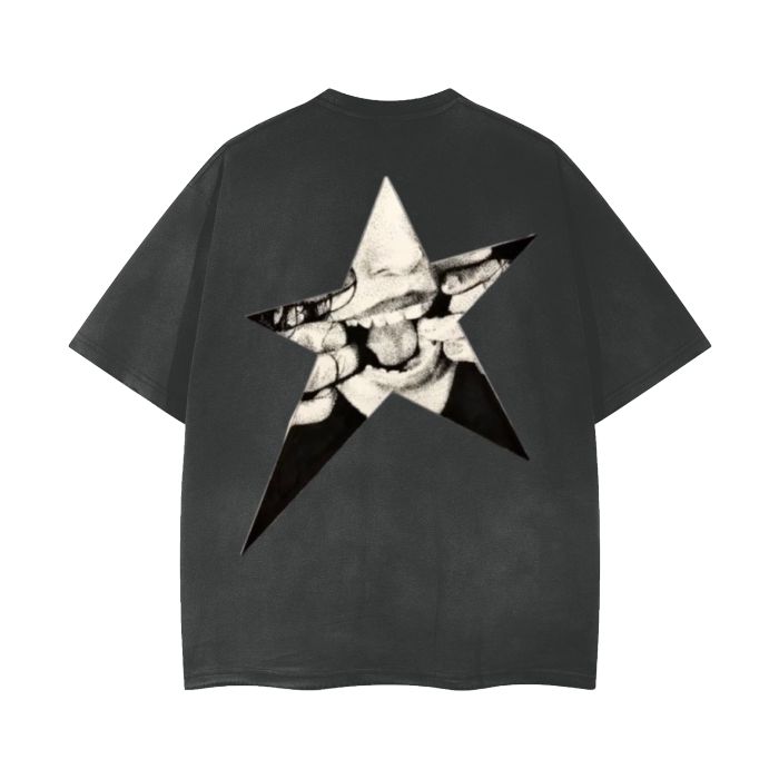 Vintage Wash Frayed T-Shirt - 260 GSM