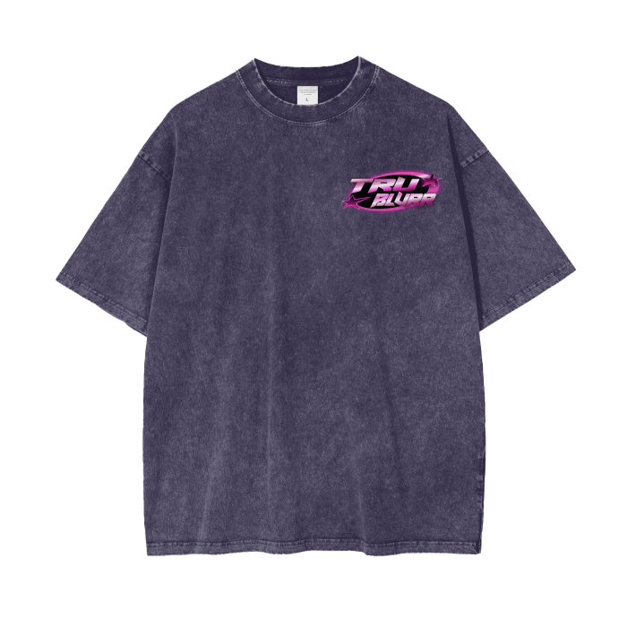 TRUBLVRR Acid Wash Oversize T-Shirt - 250 GSM