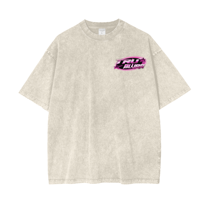 TRUBLVRR Acid Wash Oversize T-Shirt - 250 GSM
