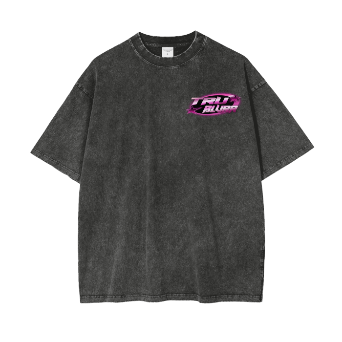 TRUBLVRR Acid Wash Oversize T-Shirt - 250 GSM