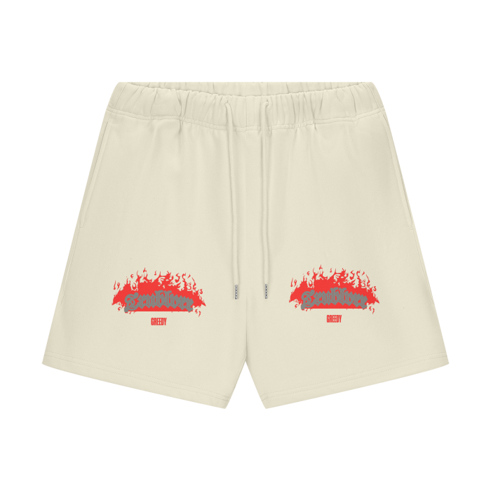 TRUBLVRR Streetwear Unisex Heavyweight 460G Fleece Loose Fit Shorts