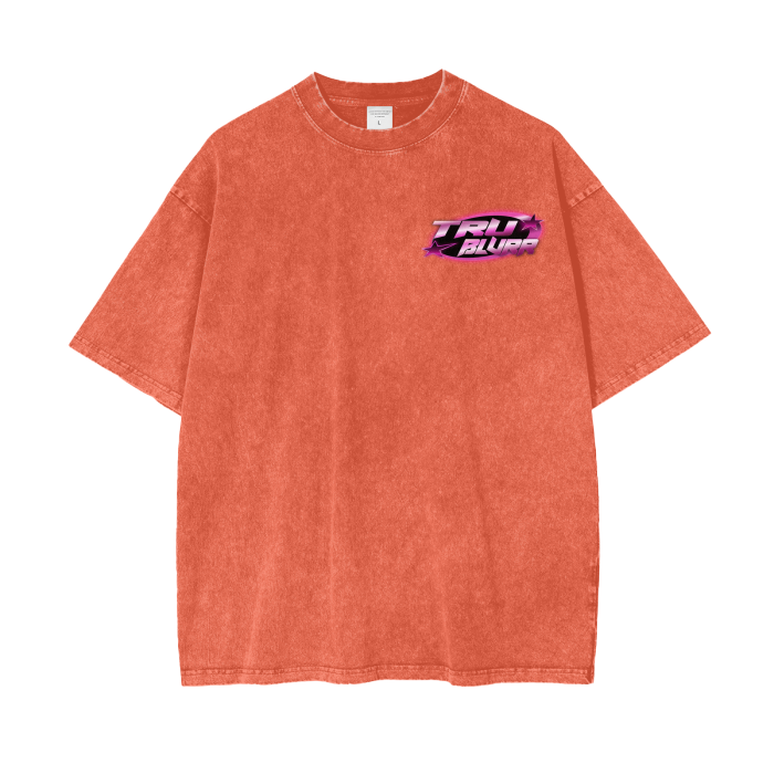 TRUBLVRR Acid Wash Oversize T-Shirt - 250 GSM