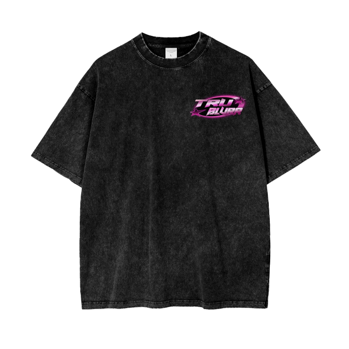 TRUBLVRR Acid Wash Oversize T-Shirt - 250 GSM