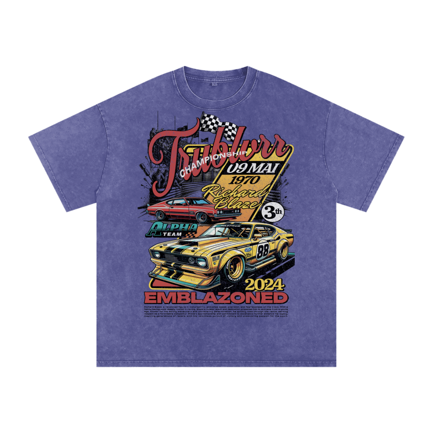 Acid Wash Oversize T-Shirt - 250 GSM