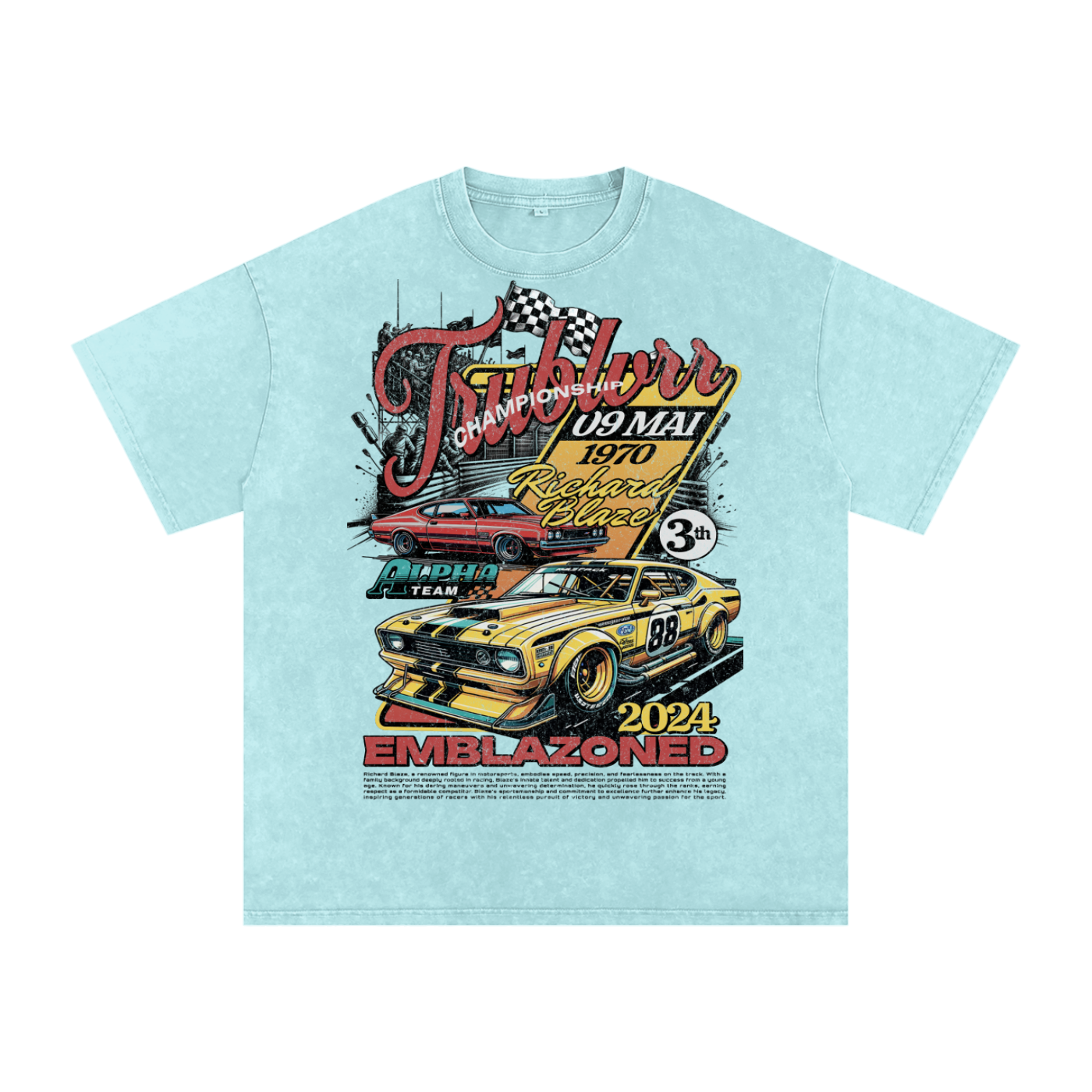 Acid Wash Oversize T-Shirt - 250 GSM