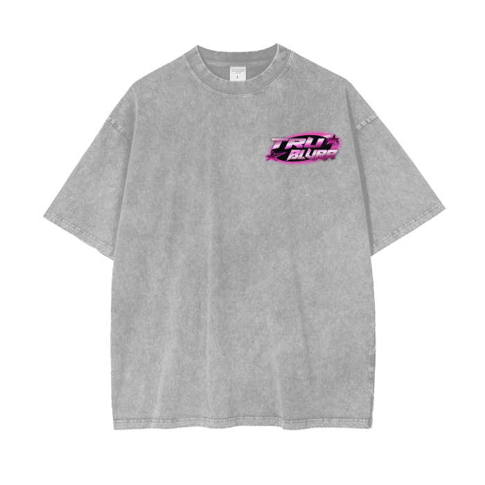 TRUBLVRR Acid Wash Oversize T-Shirt - 250 GSM