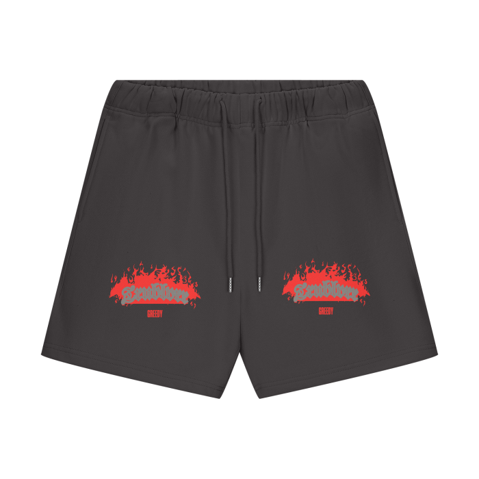 TRUBLVRR Streetwear Unisex Heavyweight 460G Fleece Loose Fit Shorts