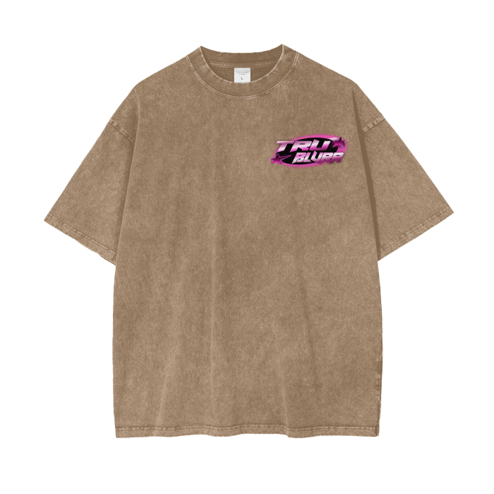 TRUBLVRR Acid Wash Oversize T-Shirt - 250 GSM