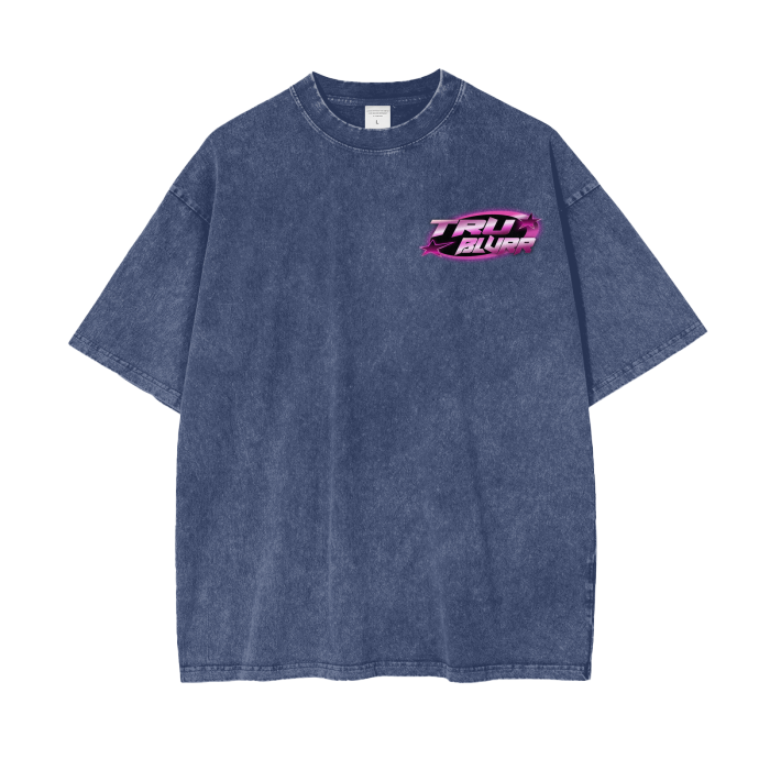 TRUBLVRR Acid Wash Oversize T-Shirt - 250 GSM