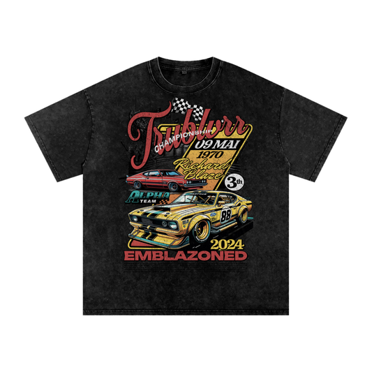 Acid Wash Oversize T-Shirt - 250 GSM