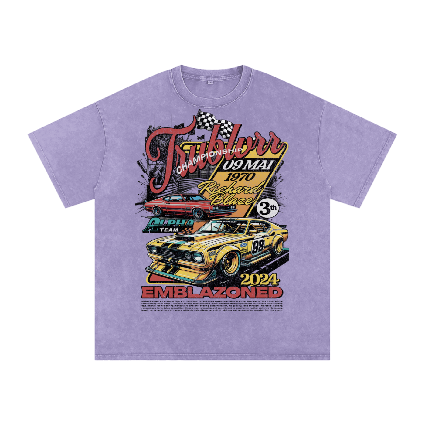 Acid Wash Oversize T-Shirt - 250 GSM
