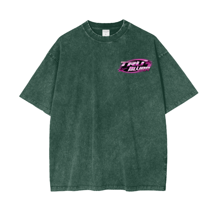 TRUBLVRR Acid Wash Oversize T-Shirt - 250 GSM