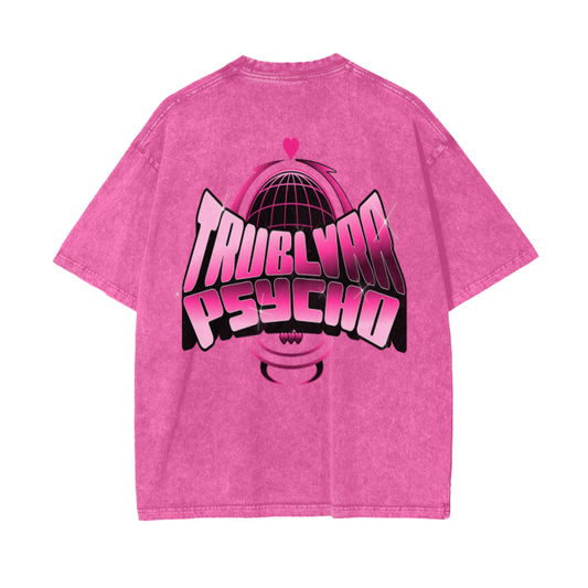 TRUBLVRR Acid Wash Oversize T-Shirt - 250 GSM