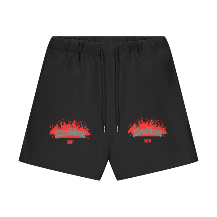 TRUBLVRR Streetwear Unisex Heavyweight 460G Fleece Loose Fit Shorts